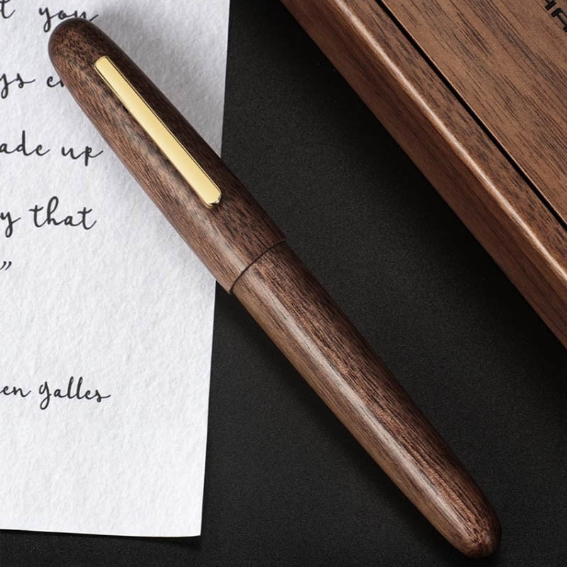 Elegant Wooden Fountain Pen