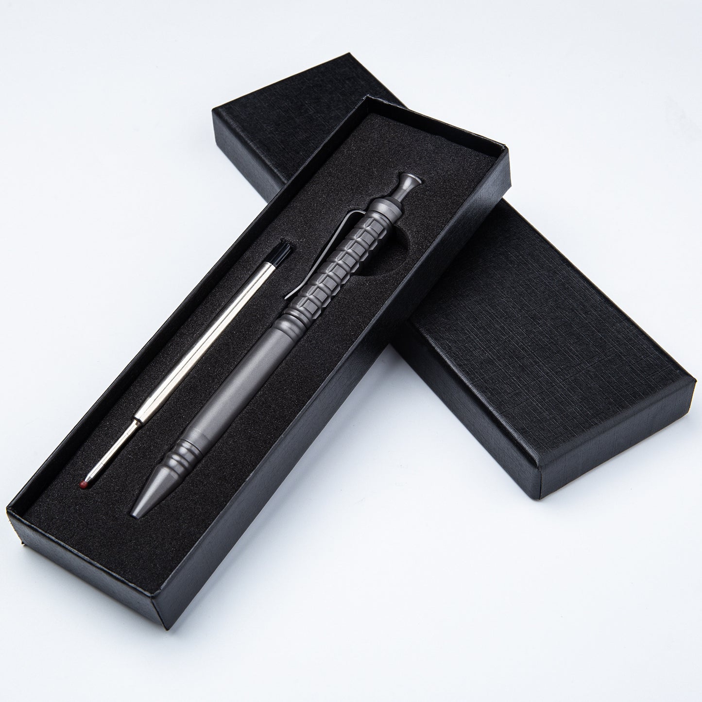 Executive Tactical Titanium Pen – Sleek Gunmetal Grey Edition