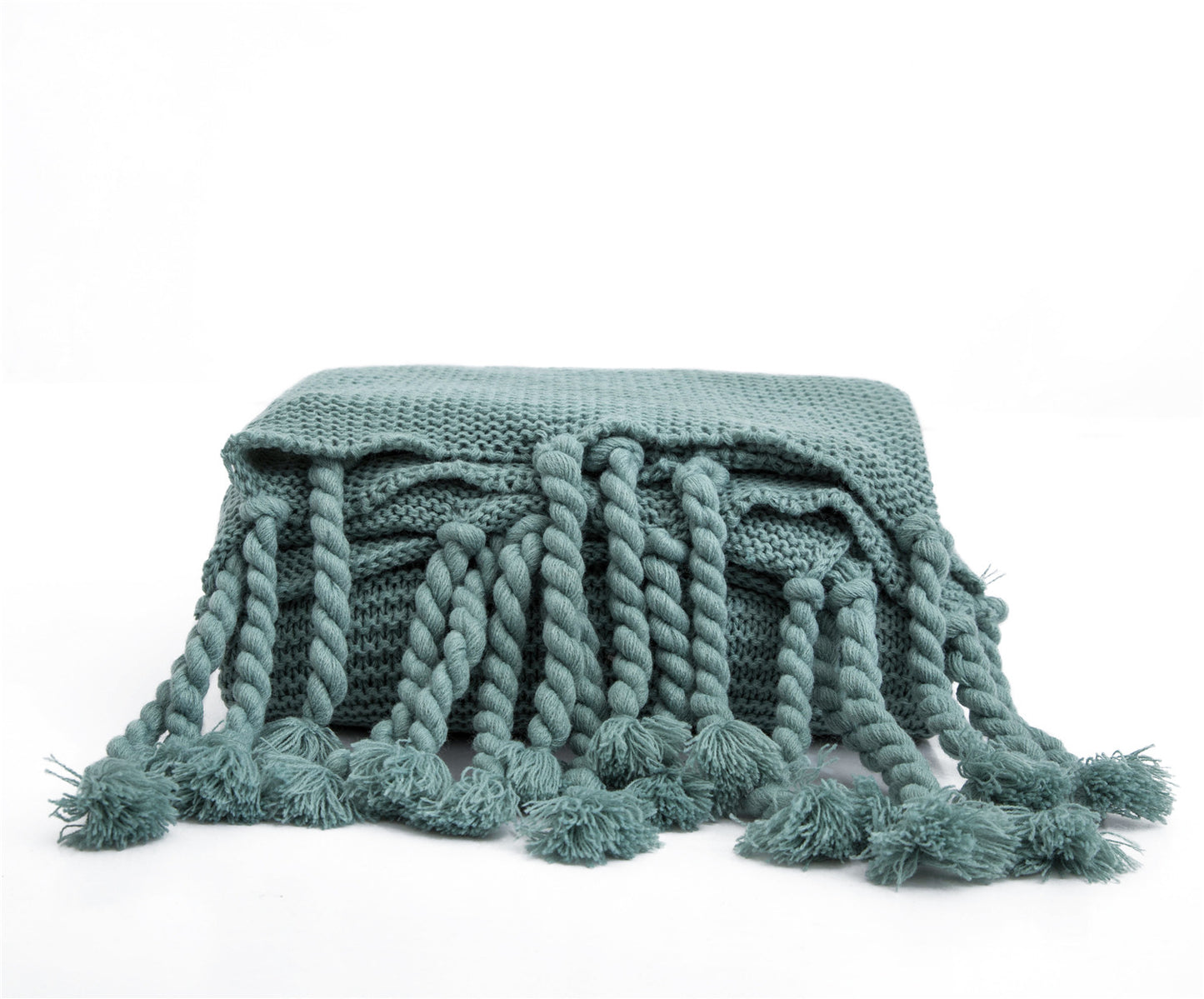 CozyWave Knitted Wool Blanket