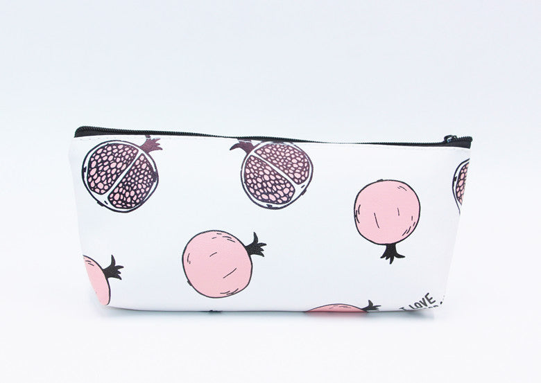 Creative PU Zipper Pencil Case